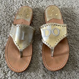 Jack Rodgers Bridal Sandals